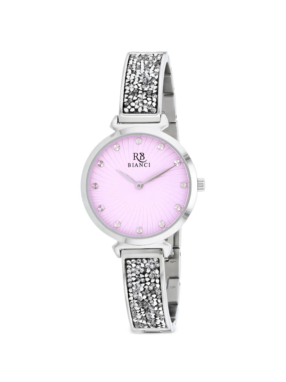 Roberto Bianci Billare crystal-embellished 34mm watch - Rosa