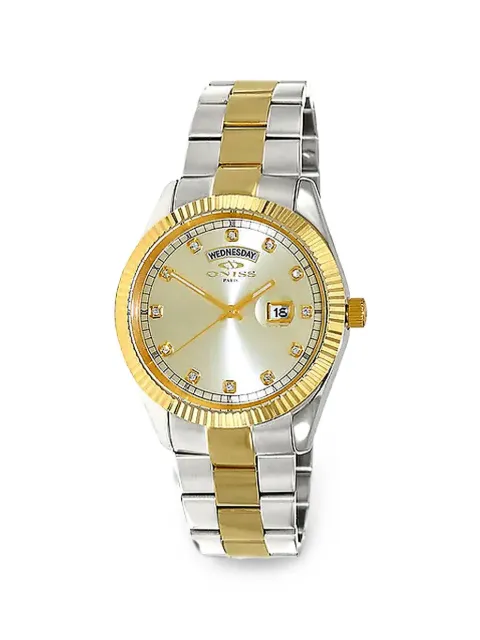 ONISS Royale fluted-bezel 42mm watch