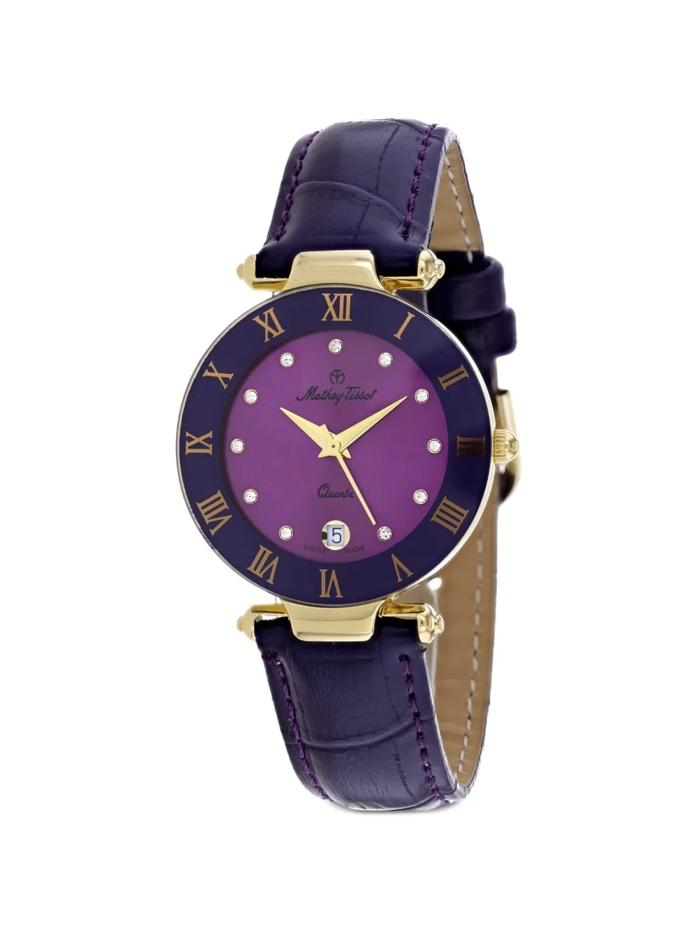 Mathey Tissot Coupole 32mm watch - Viola