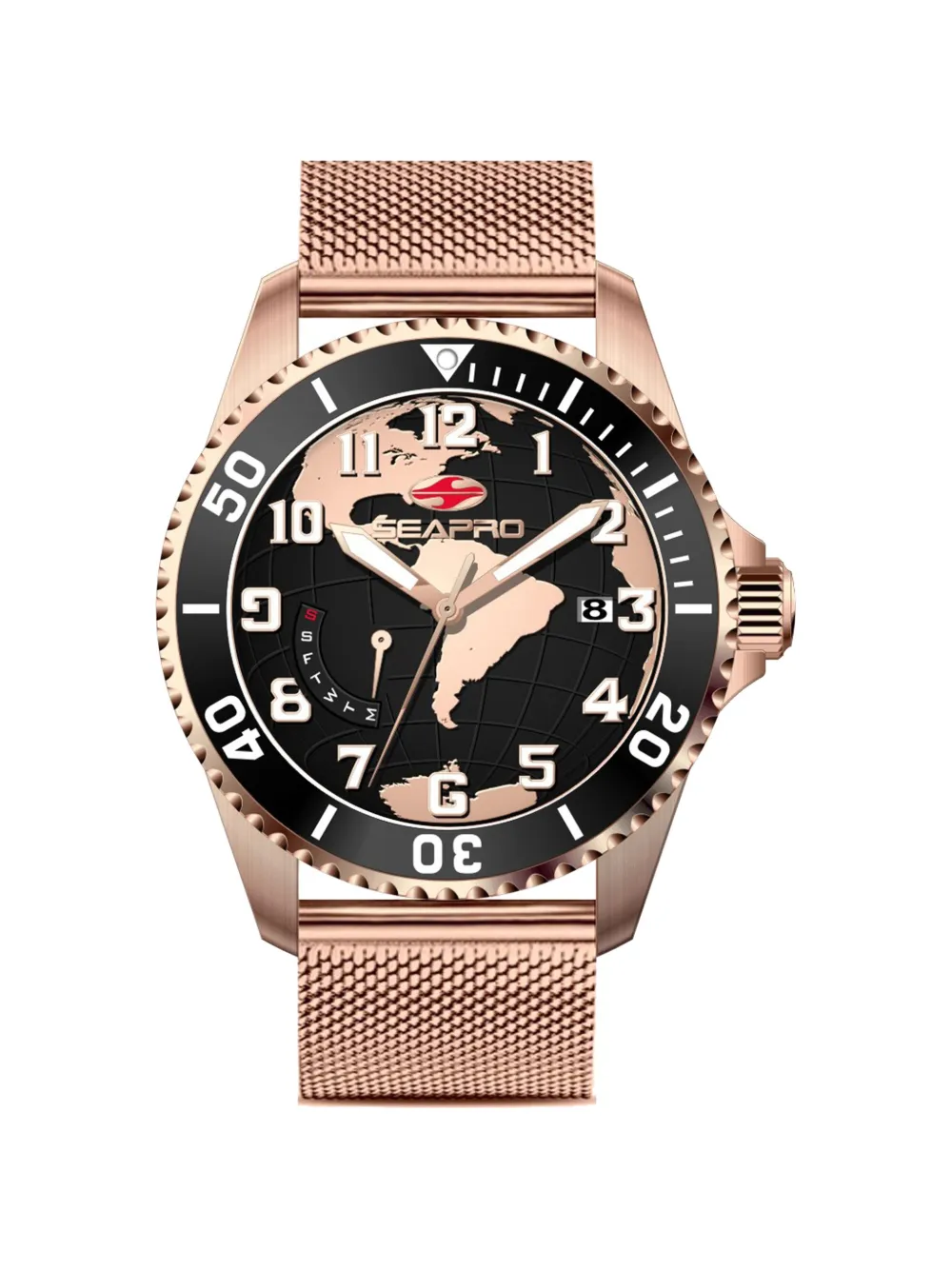 SEAPRO Orologio Voyager 42mm - Nero