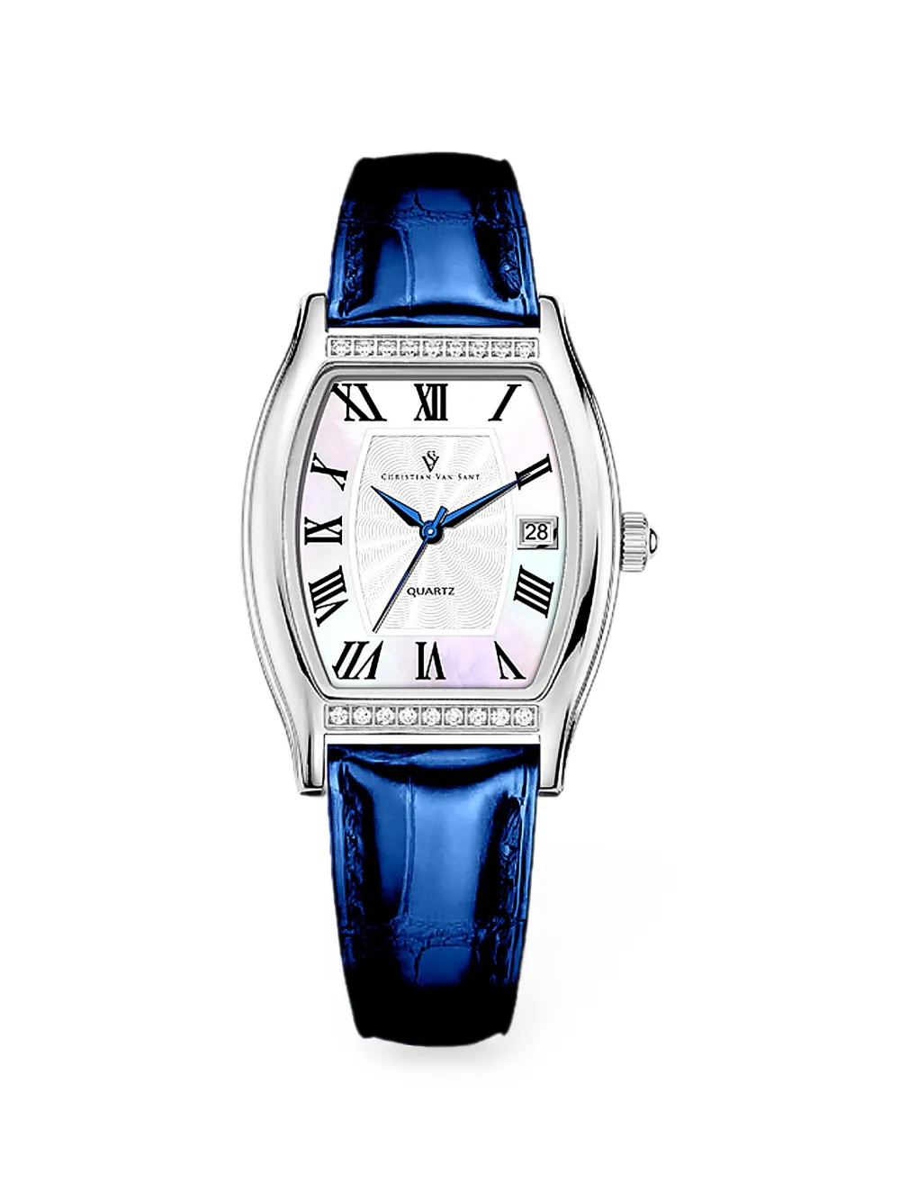 CHRISTIAN VAN SANT Gemma 34mm watch - Bianco