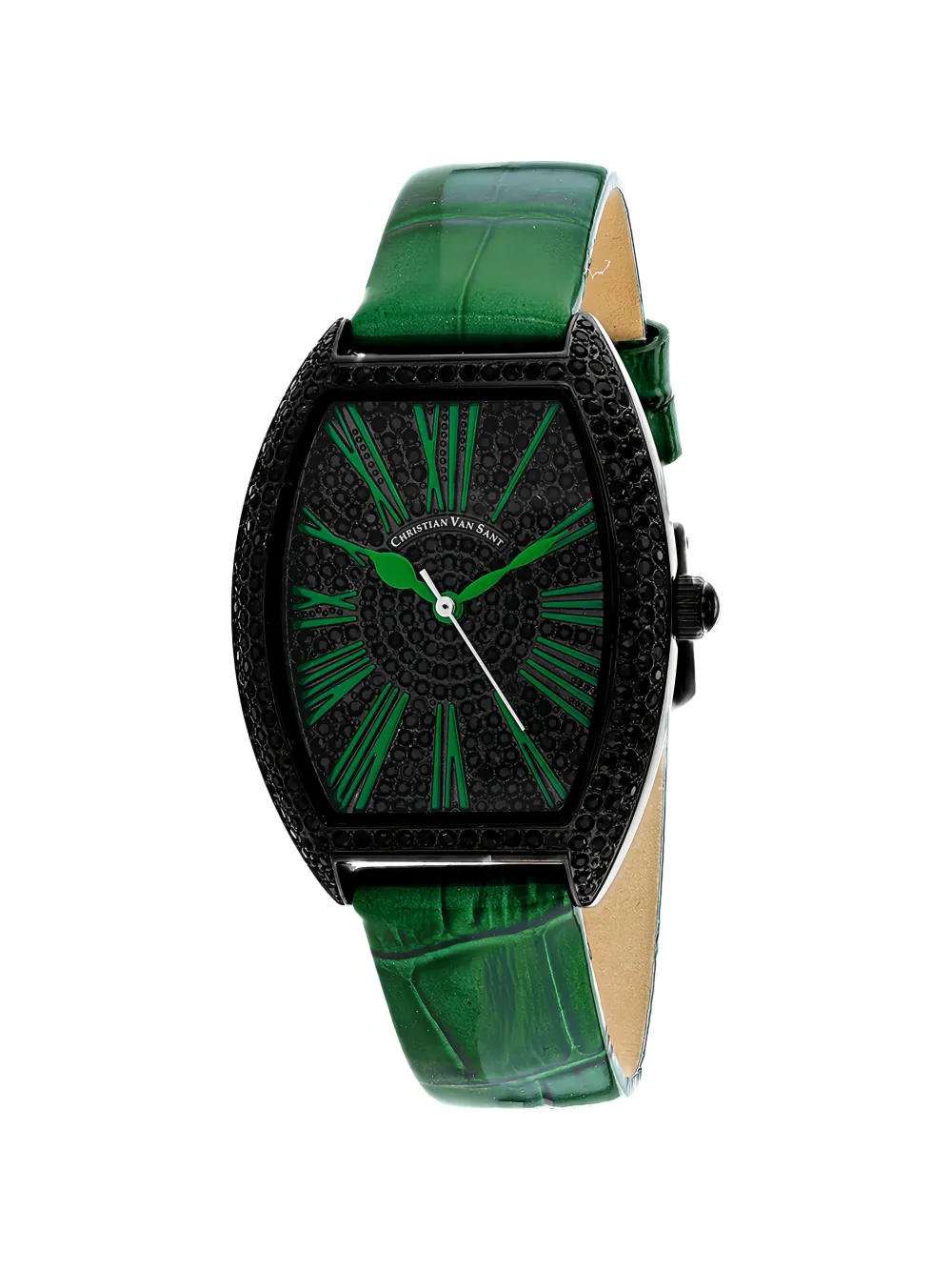CHRISTIAN VAN SANT Chic tonneau-shaped 36mm watch - Nero