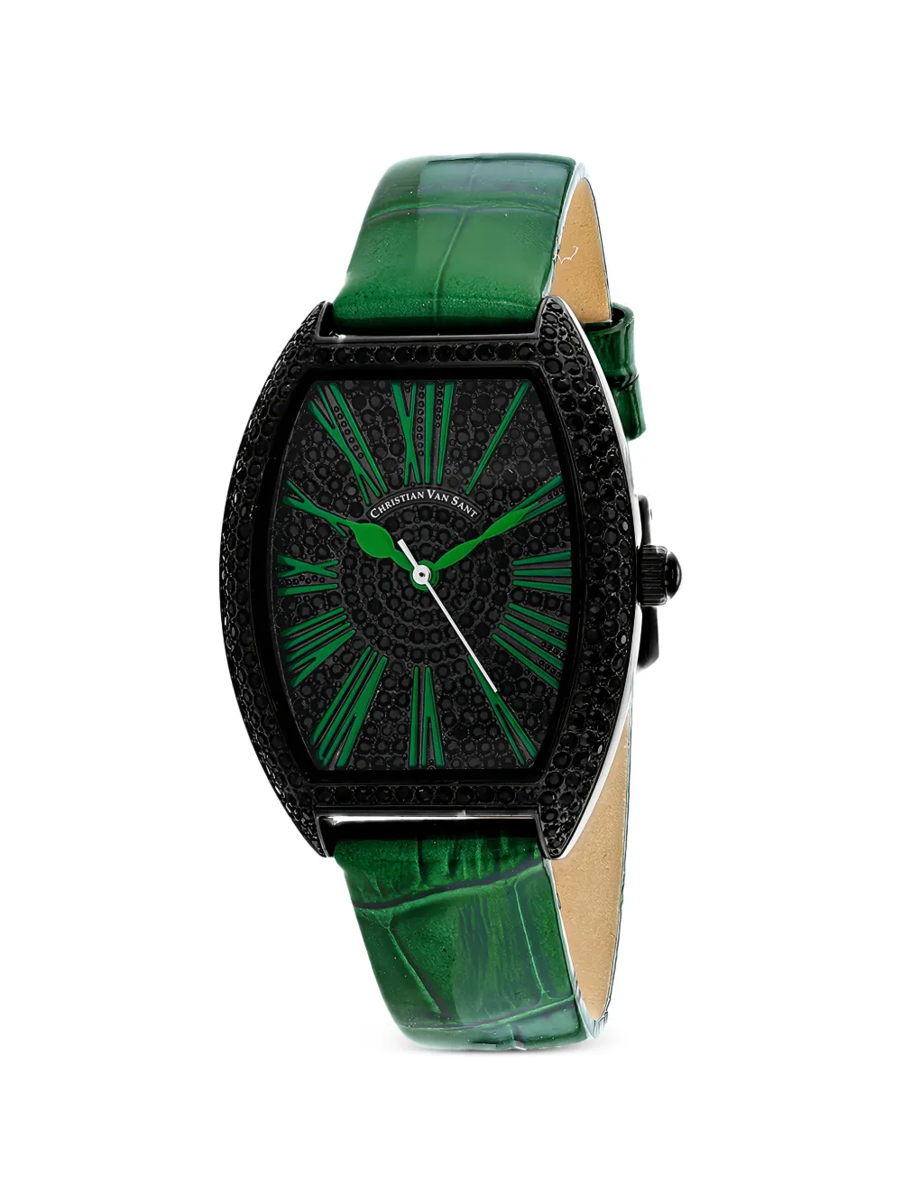 CHRISTIAN VAN SANT Chic tonneau-shaped 36mm watch - Nero