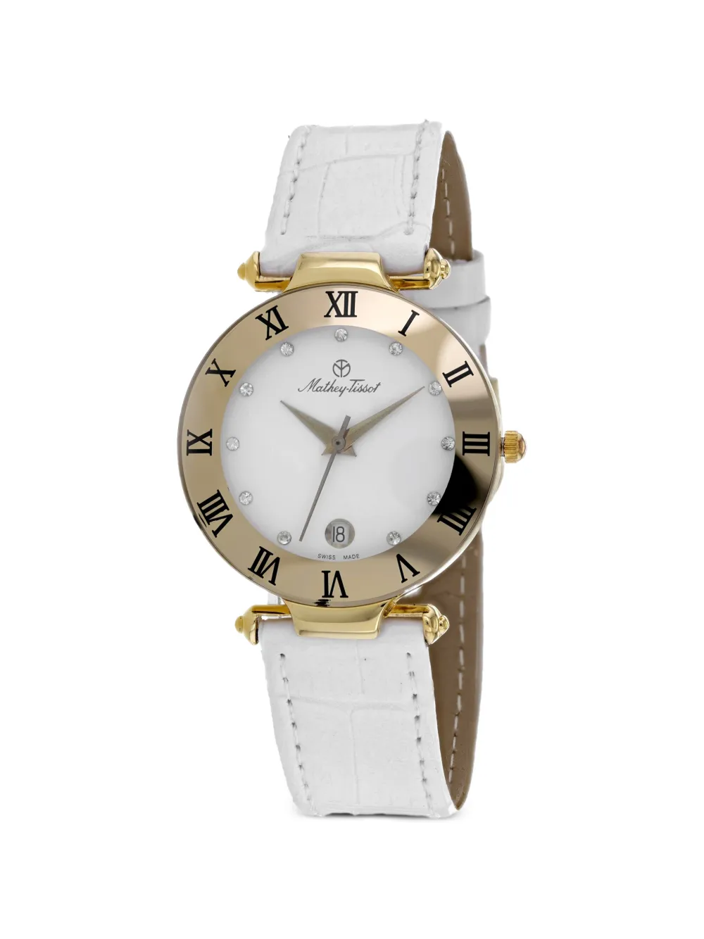 Mathey Tissot Coupole 33mm watch - Bianco