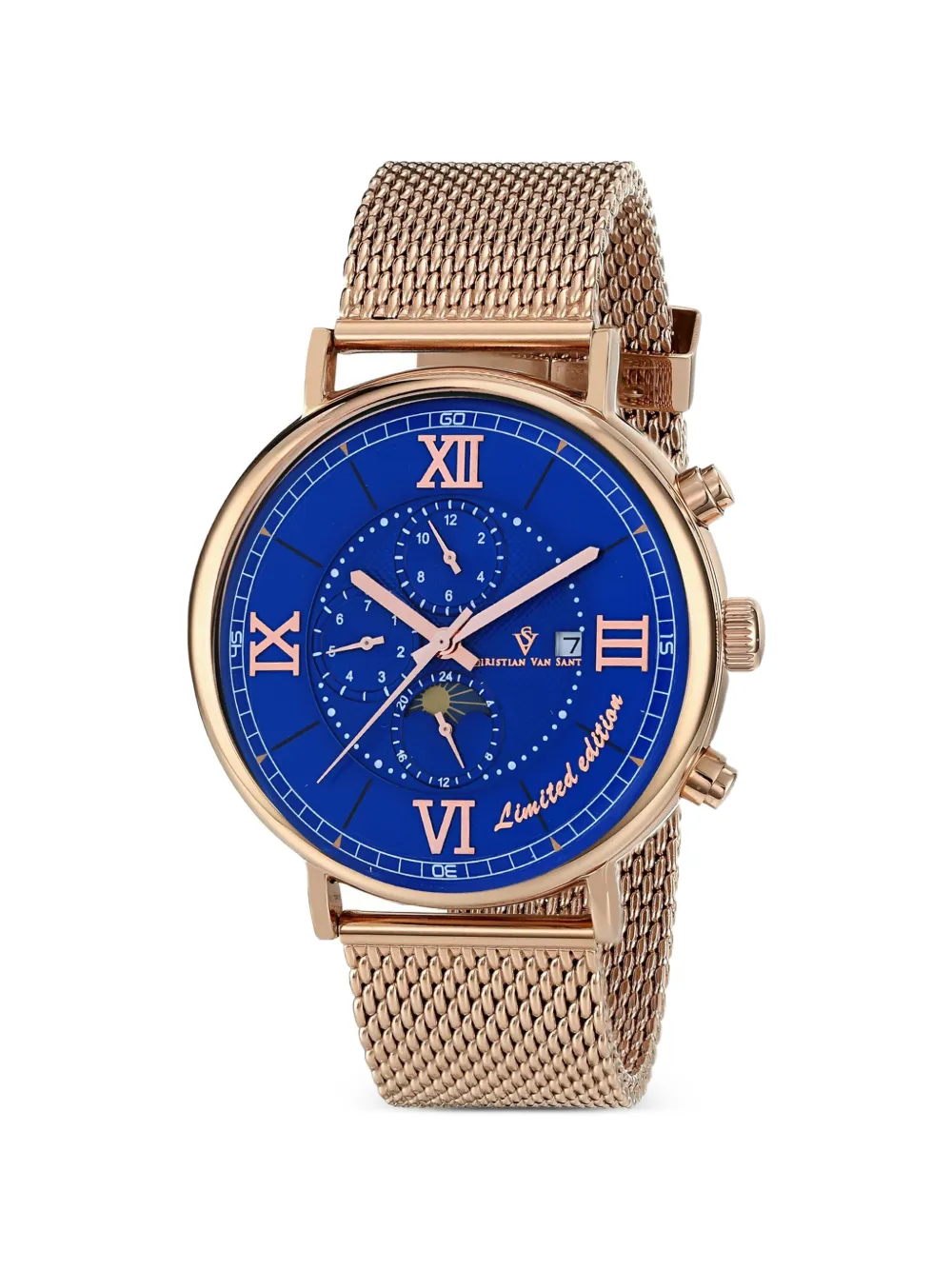 CHRISTIAN VAN SANT Somptueuse LTD 46mm watch - Blu