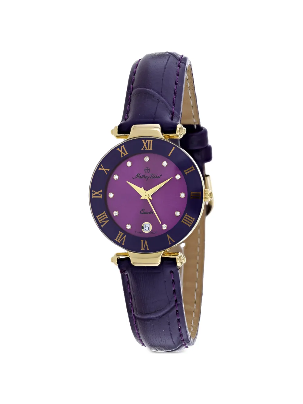 Mathey Tissot Coupole 26mm watch - Viola