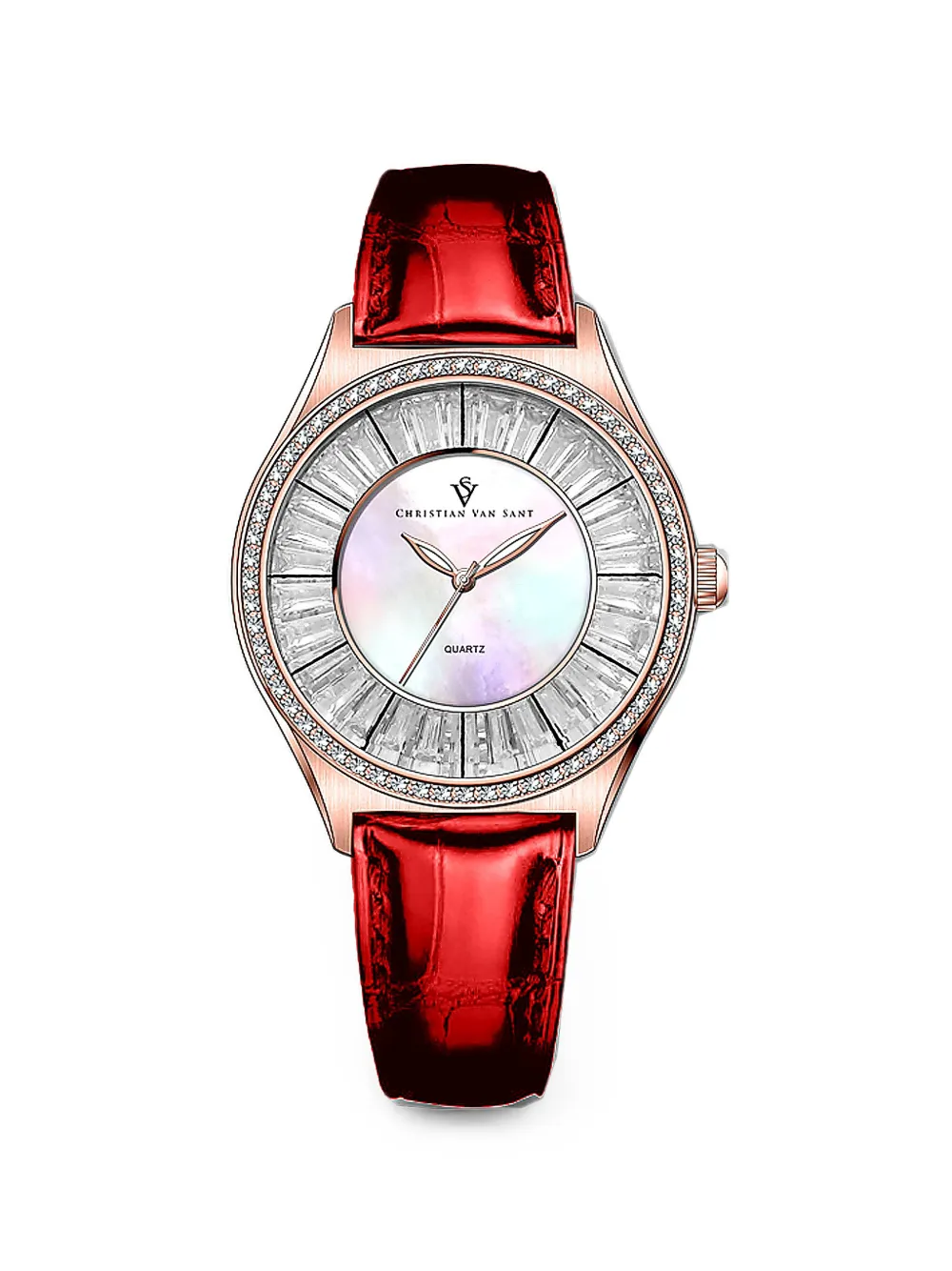 CHRISTIAN VAN SANT Luna 40mm watch - Bianco