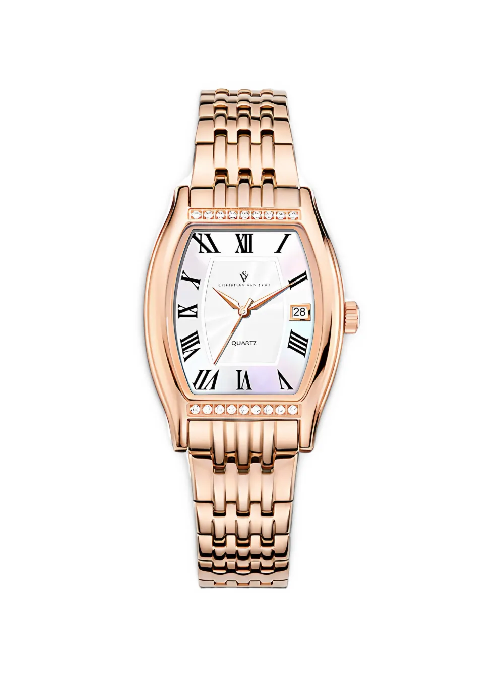 CHRISTIAN VAN SANT Gemma tonneau-case 34mm watch - Bianco