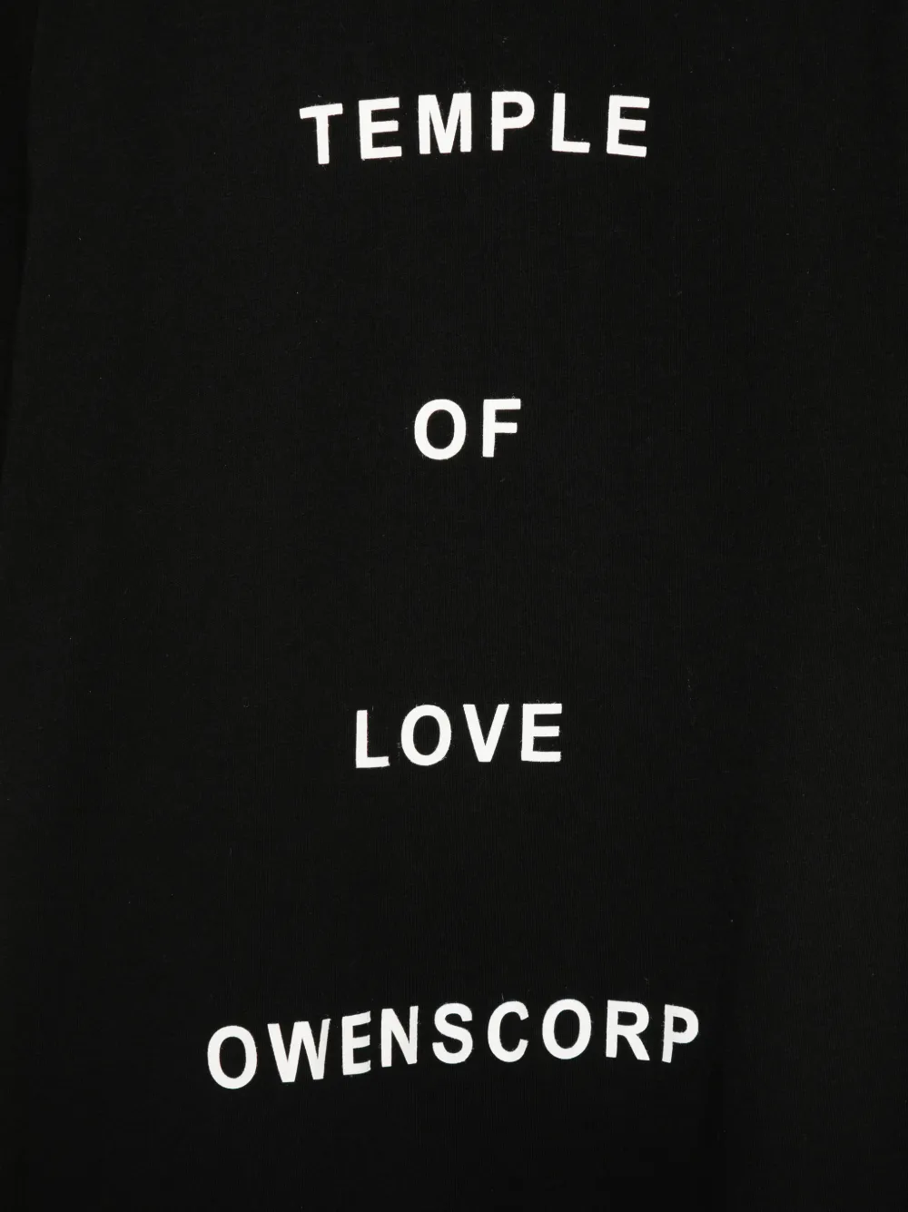 Rick Owens Kids T-shirt met print Zwart