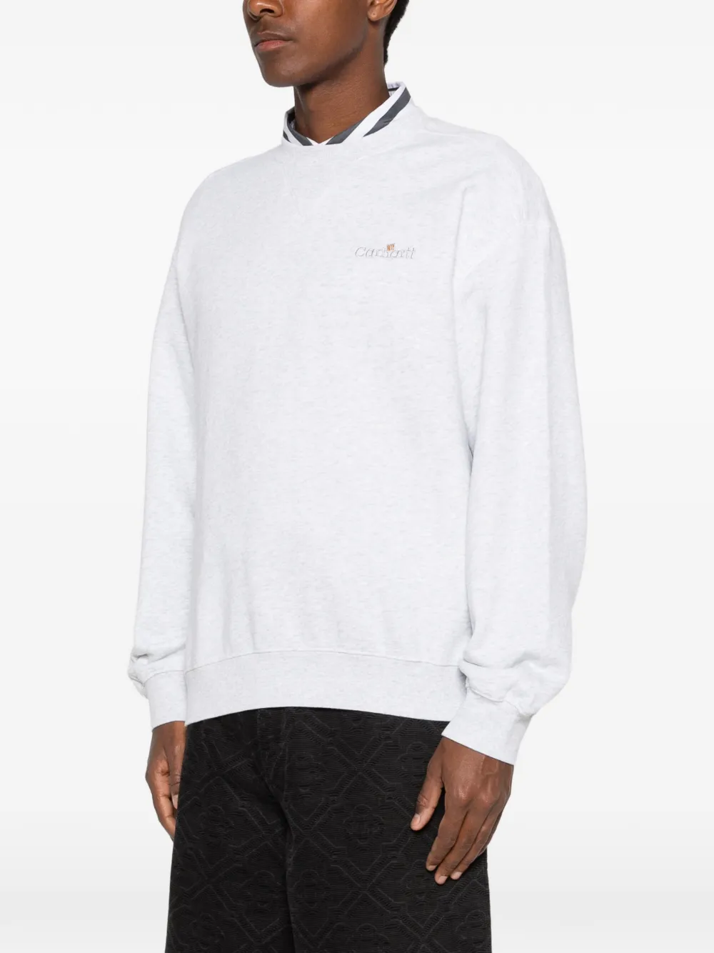 Carhartt WIP Sweater met geborduurd logo Grijs