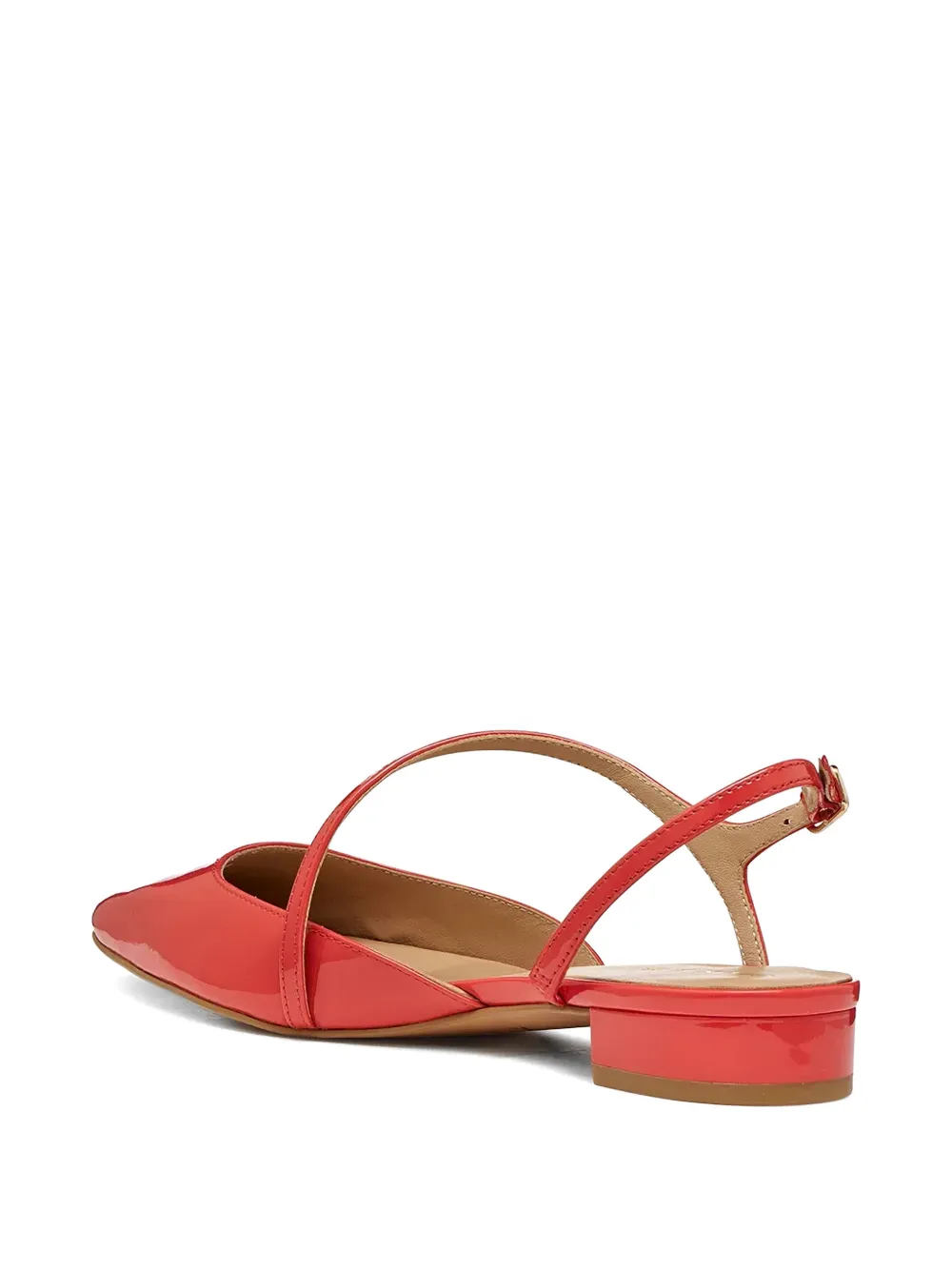 Geox 15 Giselda pointed-toe slingback pumps Rood