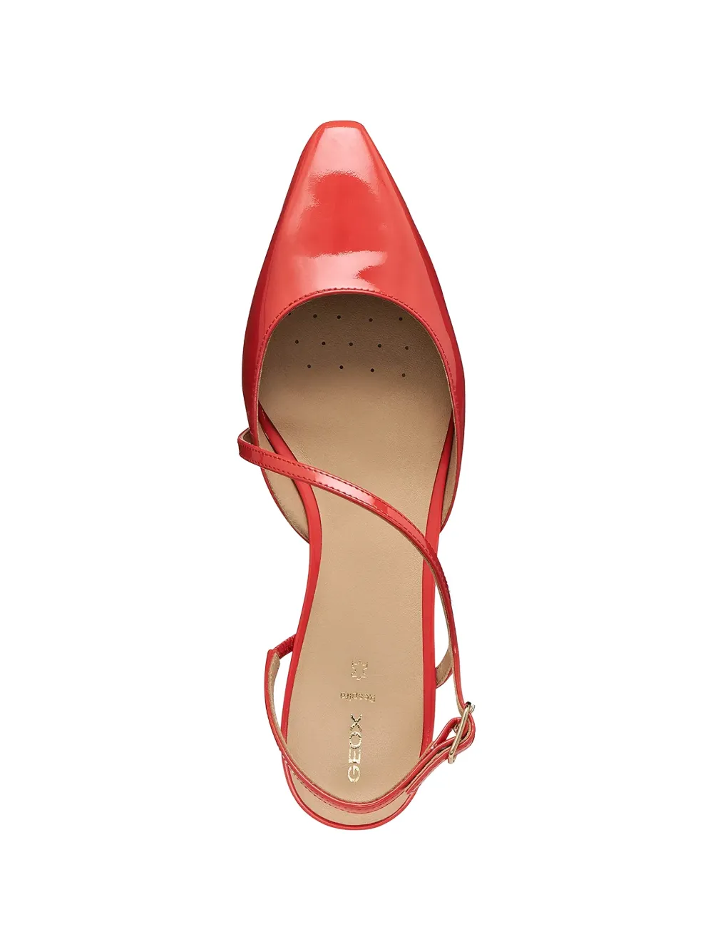 Geox 15 Giselda pointed-toe slingback pumps Rood