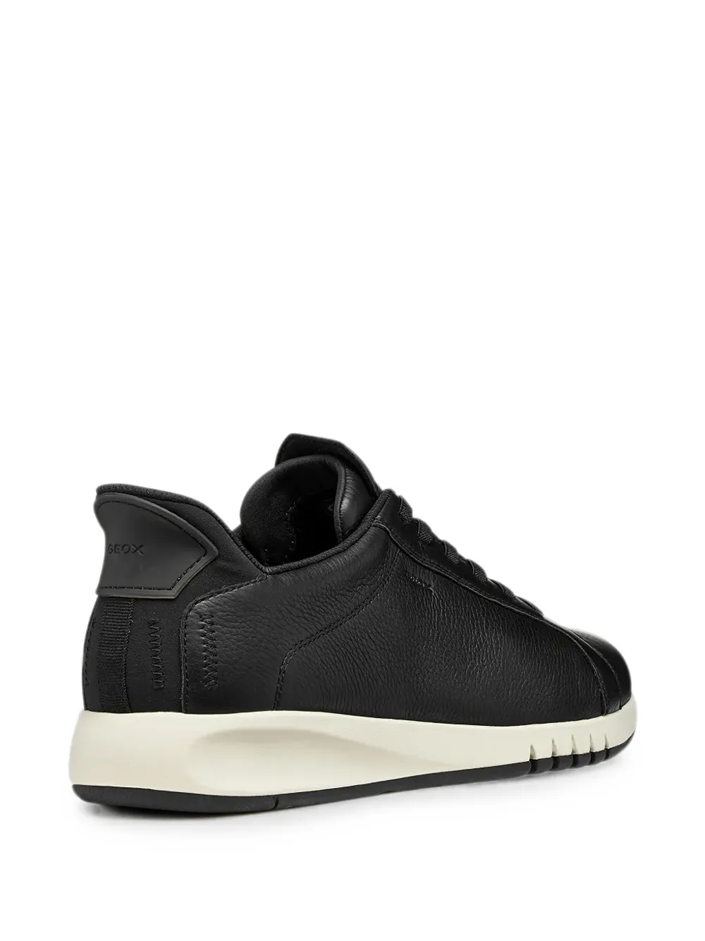 Geox Aerantis Plus leather lace-up sneakers Zwart