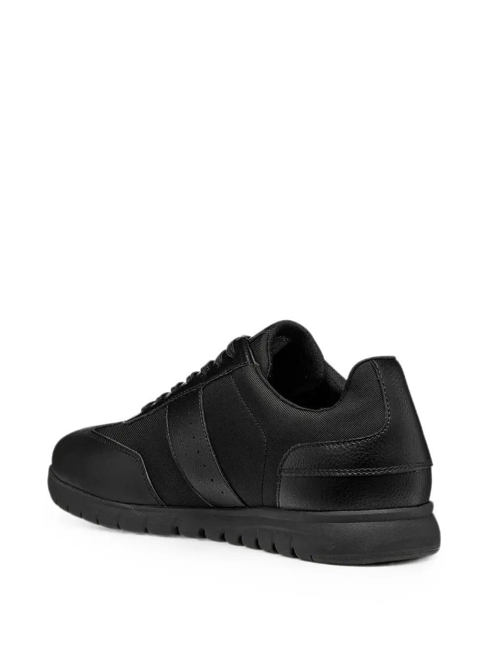 Geox Flextride zero panelled lace-up sneakers Zwart