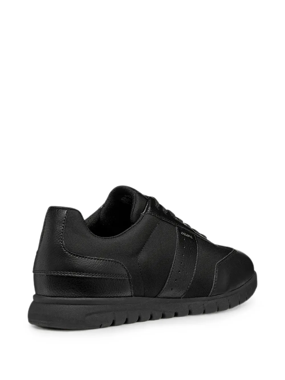 Geox Flextride zero panelled lace-up sneakers Zwart