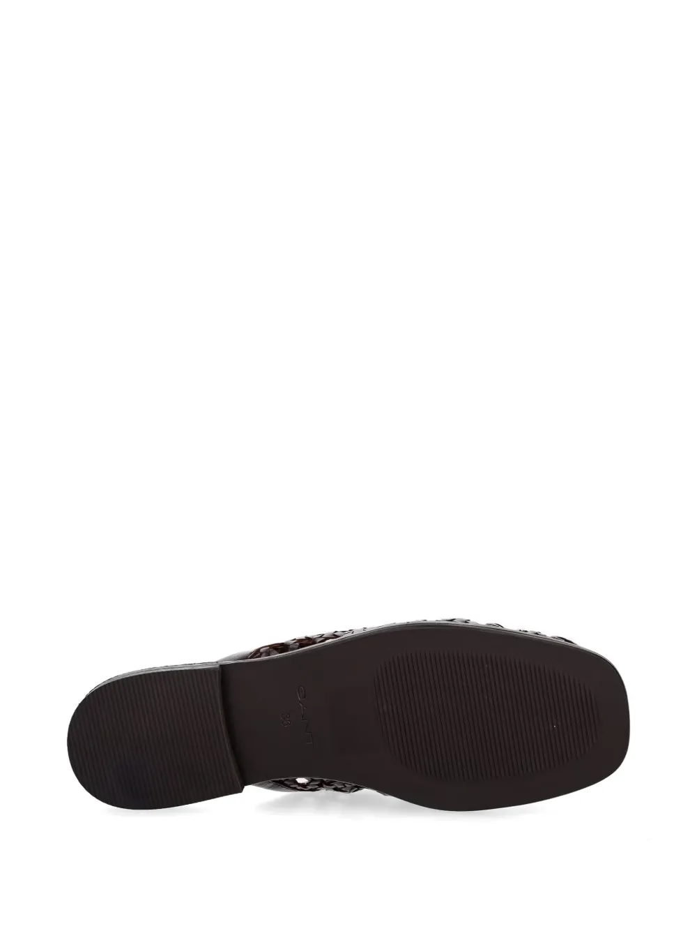Gant Gimble leather slides Bruin