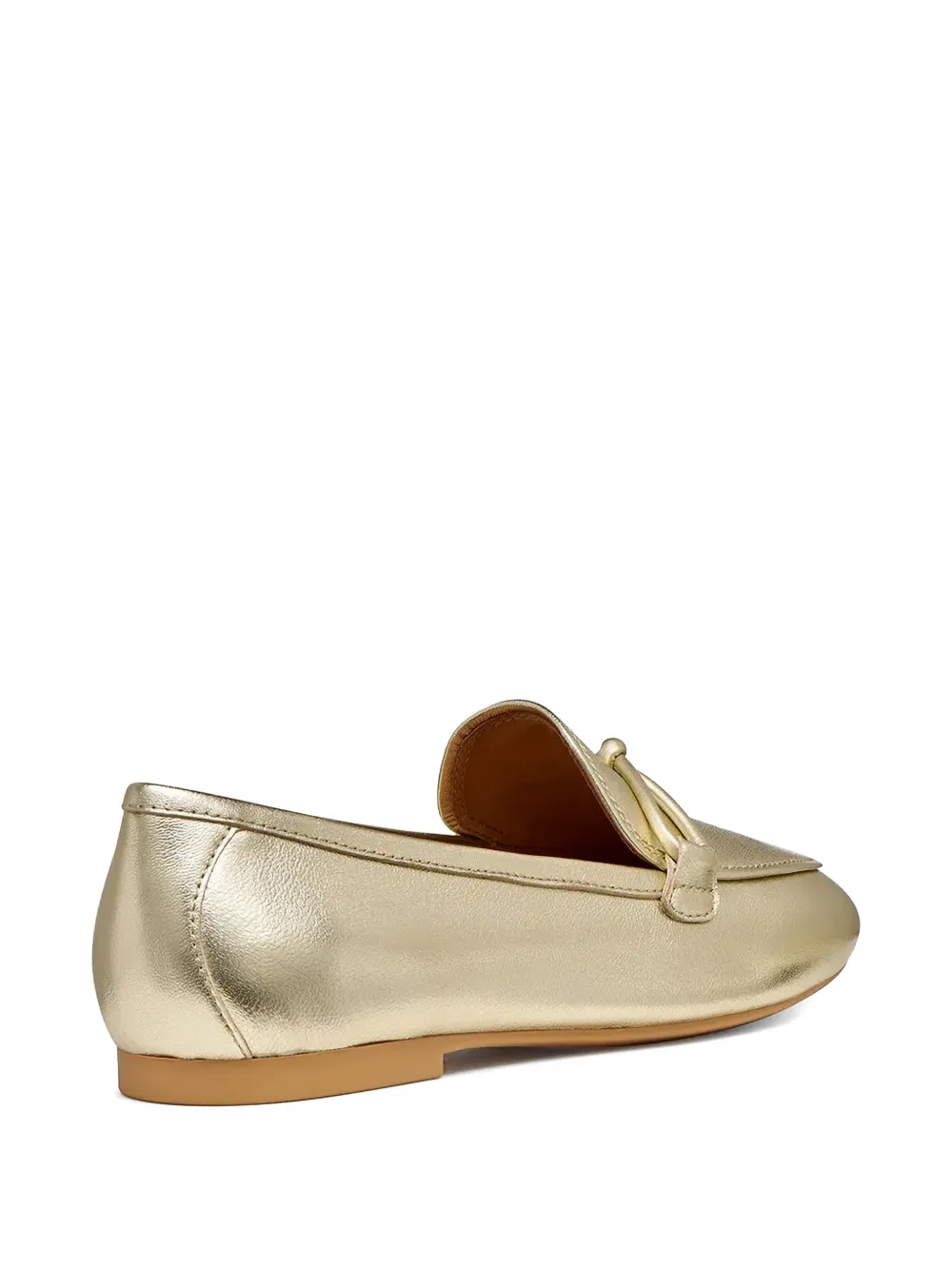 Geox New Palmaria loafers met metallic afwerking Goud
