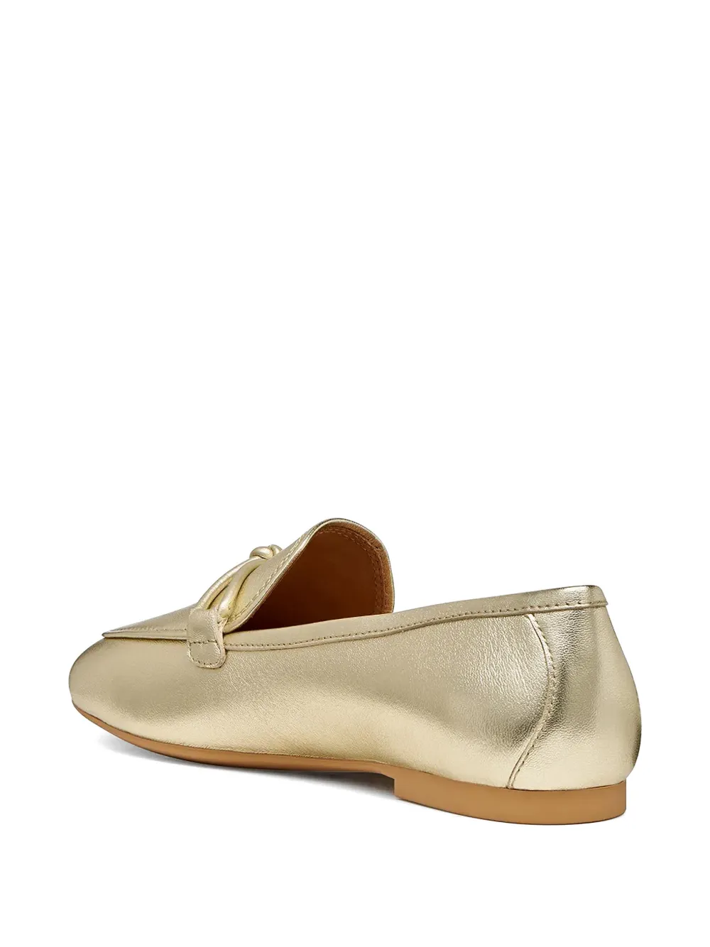 Geox New Palmaria loafers met metallic afwerking Goud