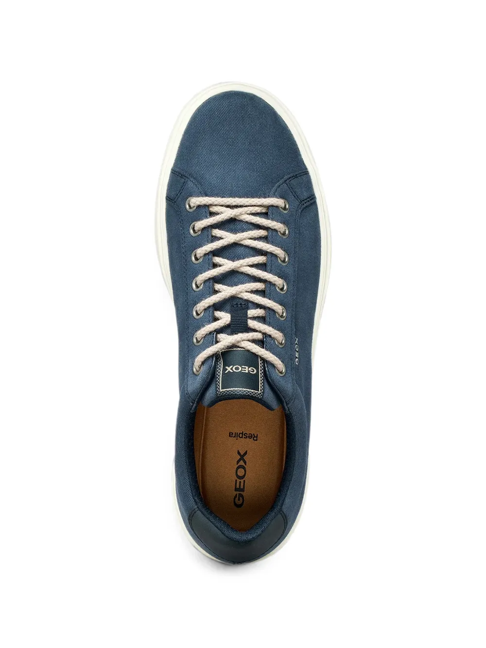 Geox logo-plaque sneakers Blauw