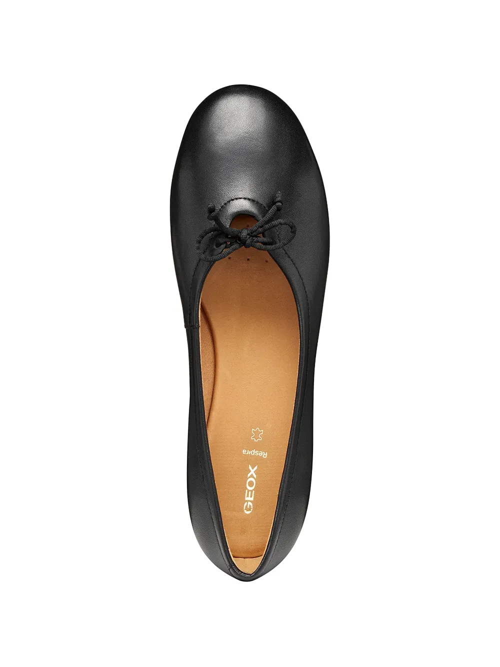 Geox New Palmaria bow-detail ballet flats Zwart