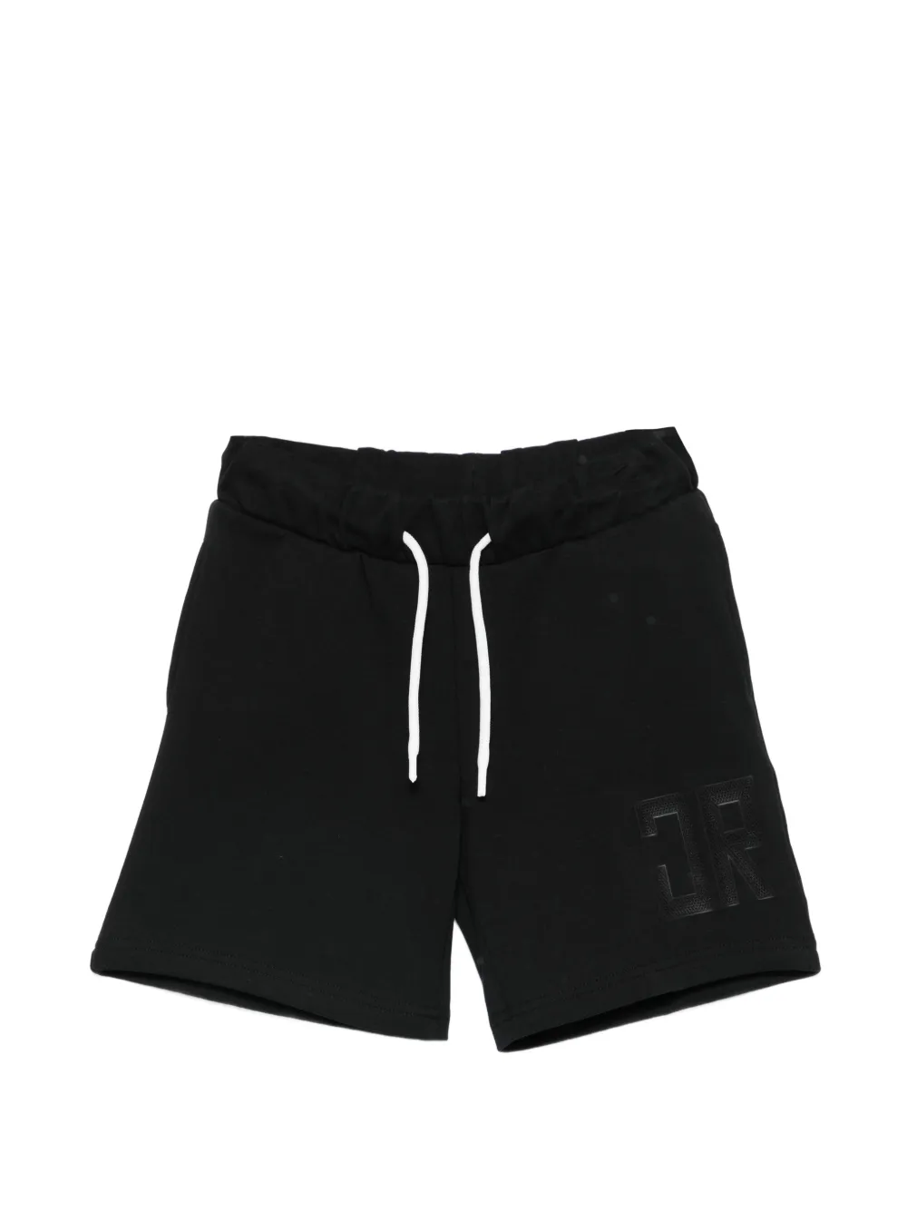 John Richmond Junior drawstring logo shorts - Nero