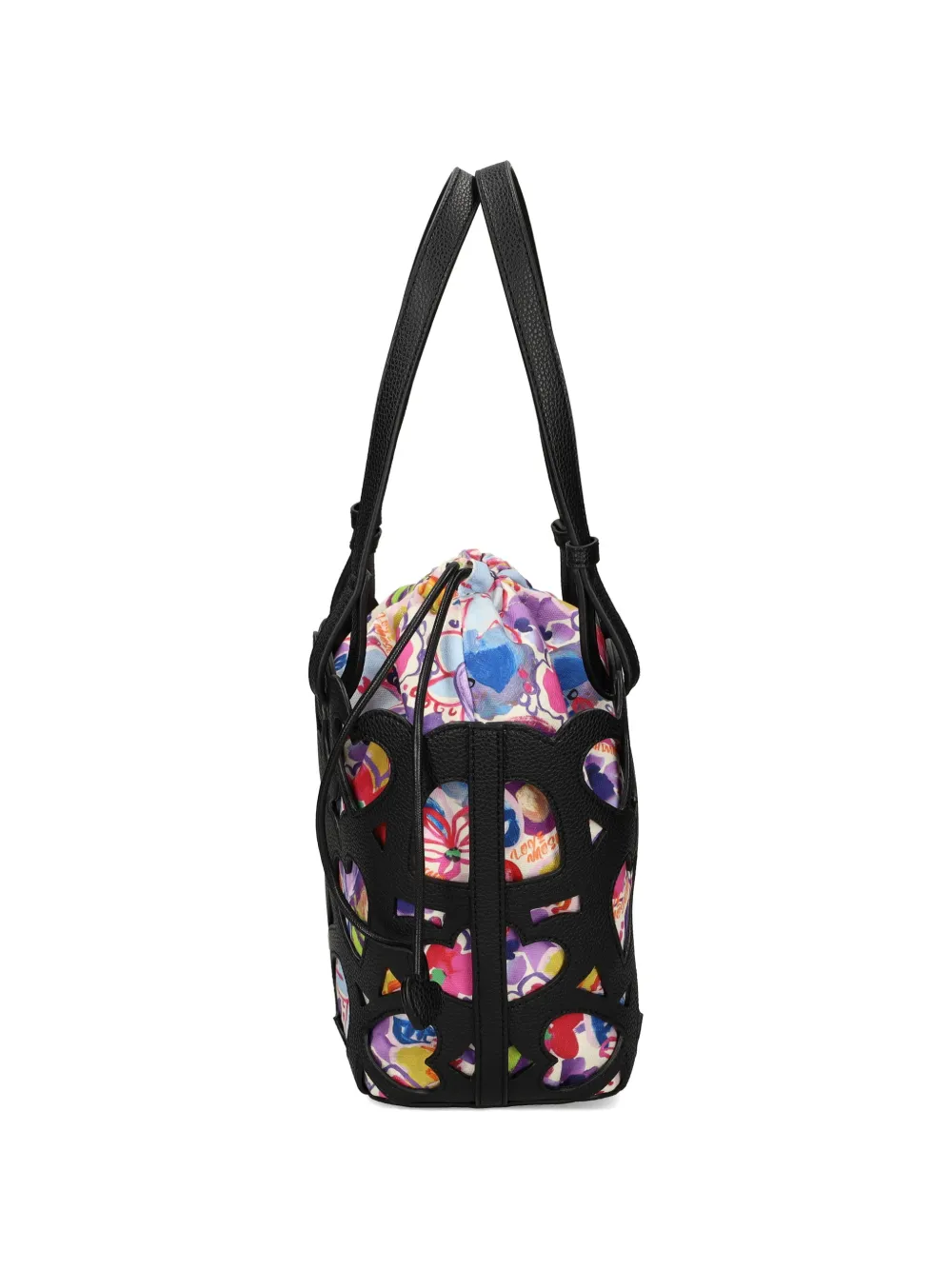 Love Moschino Shopper met uitgesneden details Zwart