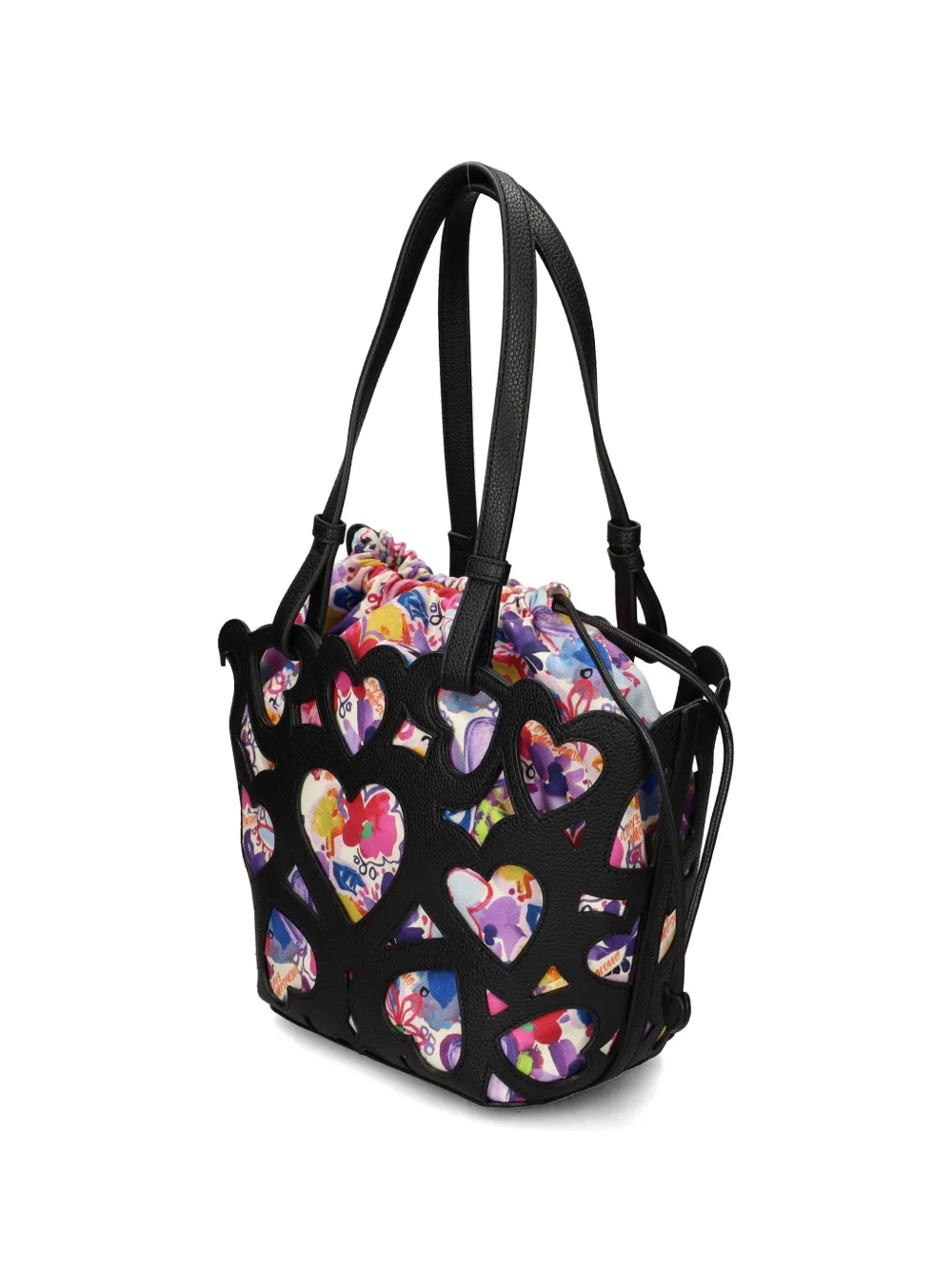 Love Moschino Shopper met uitgesneden details Zwart