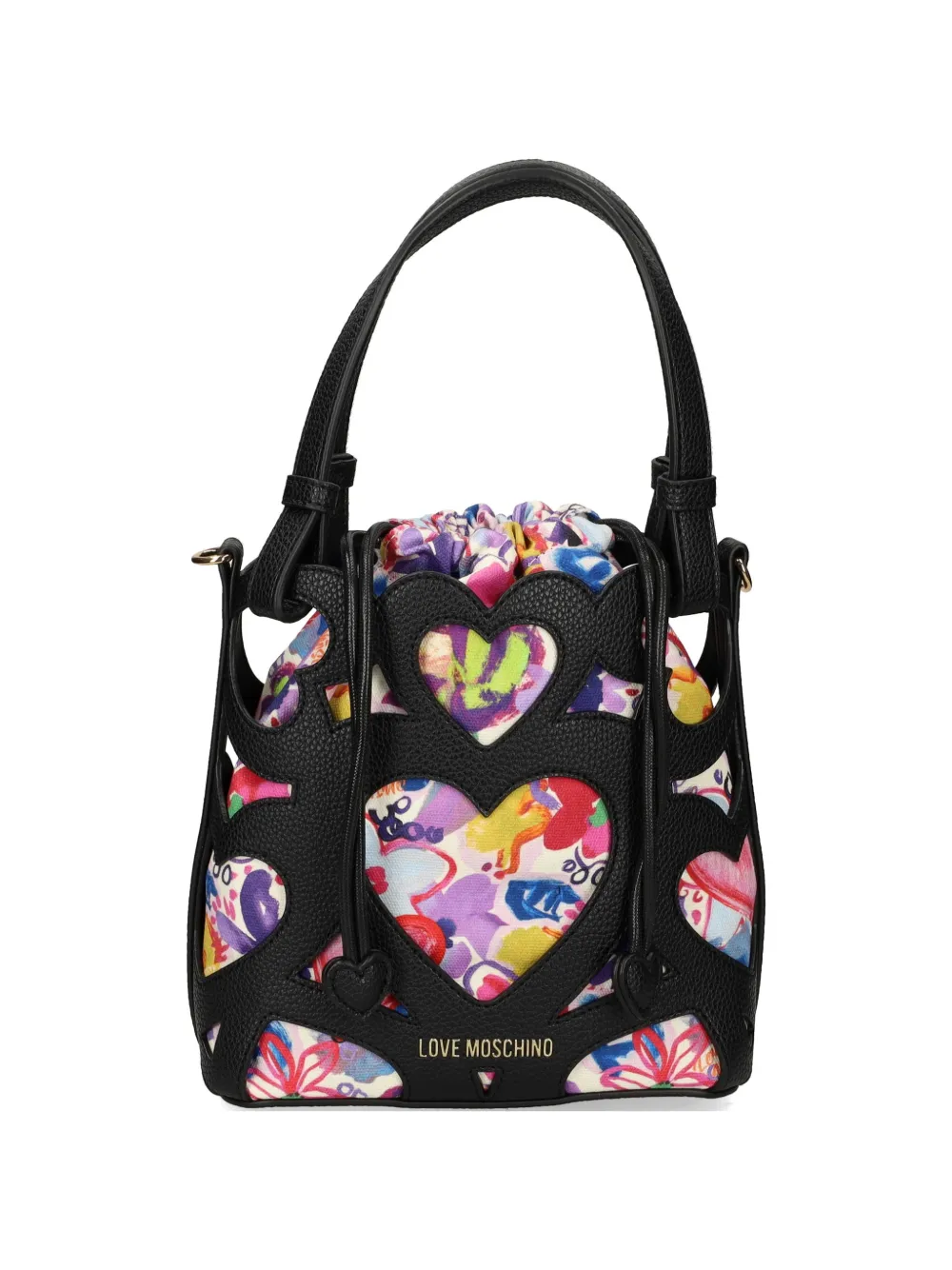 Love Moschino heart-detail tote bag - Nero
