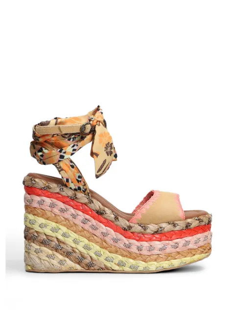 Kurt Geiger London braided heeled espadrilles