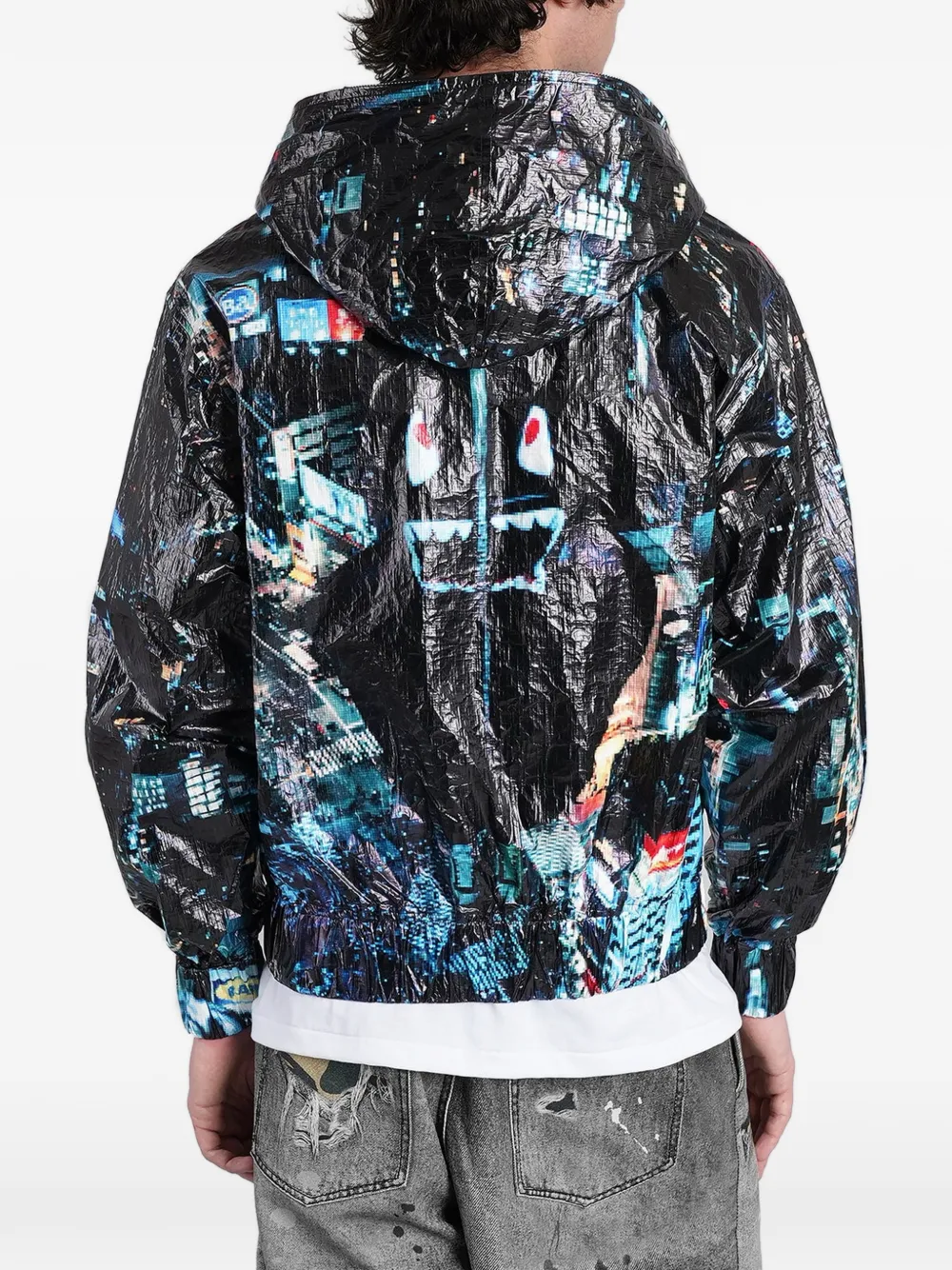A BATHING APE Jack met capuchon en rits Zwart