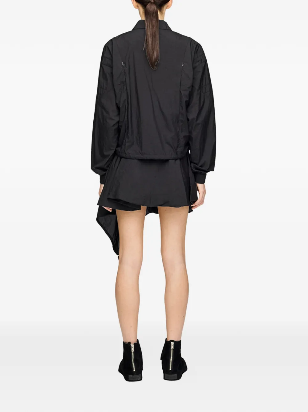 Y-3 Skort met drie strepen Zwart