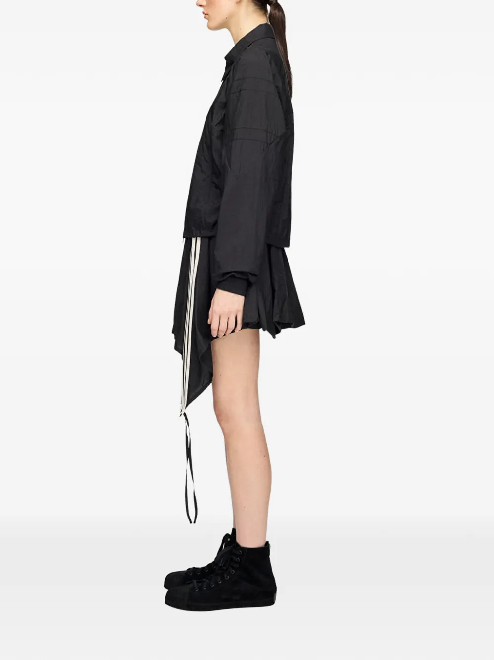Y-3 Skort met drie strepen Zwart