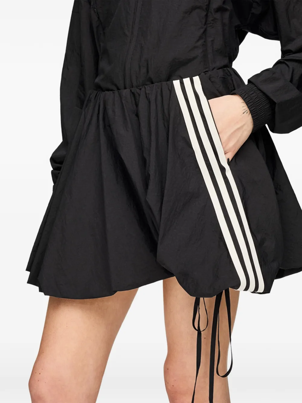 Y-3 Skort met drie strepen Zwart