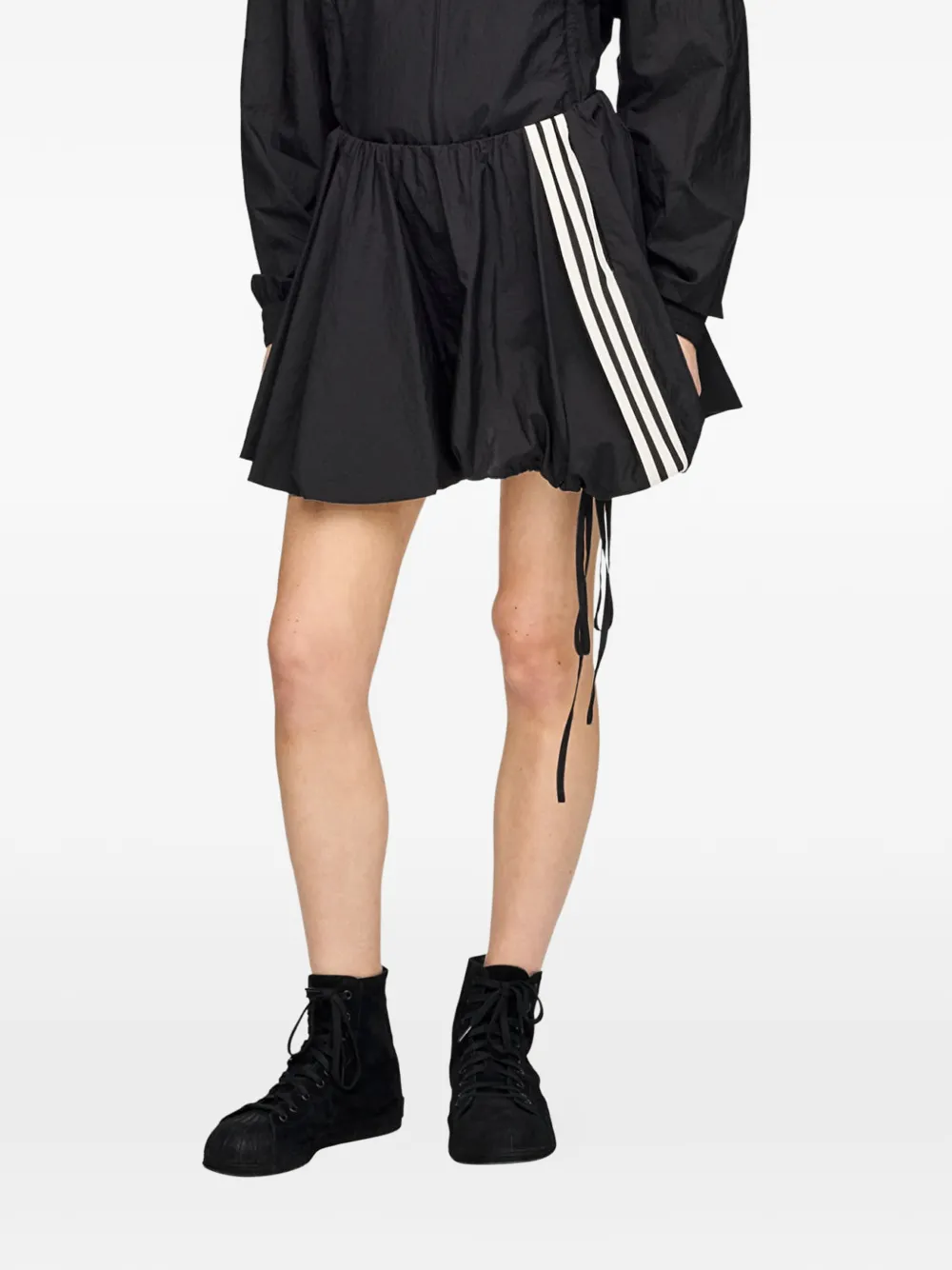 Y-3 three-stripe skort - Nero