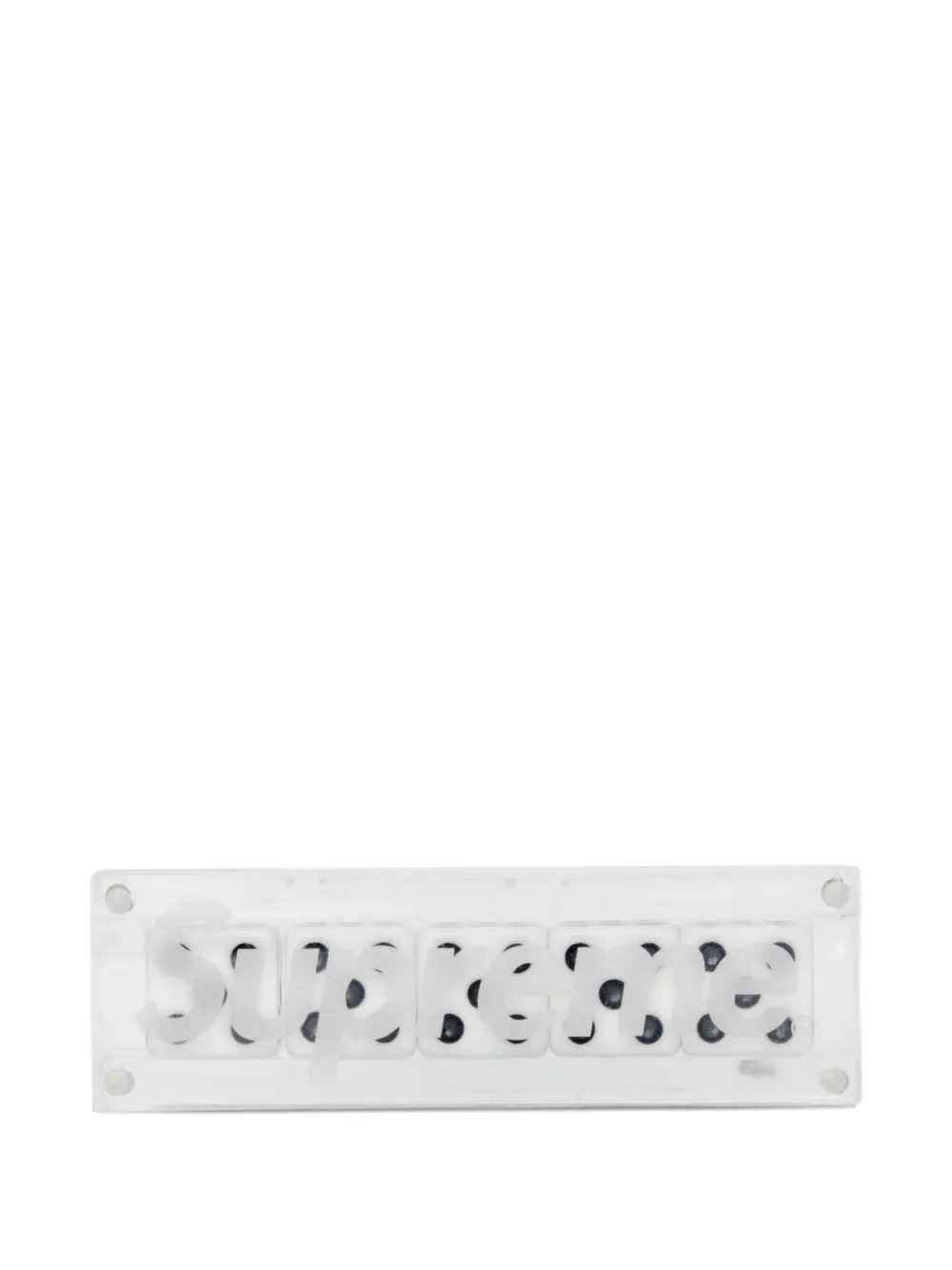 Supreme logo-print dice set - Bianco
