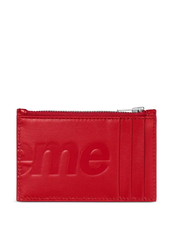 シュプリーム　カードケース Supreme カードケース | レッド | FARFETCH JP