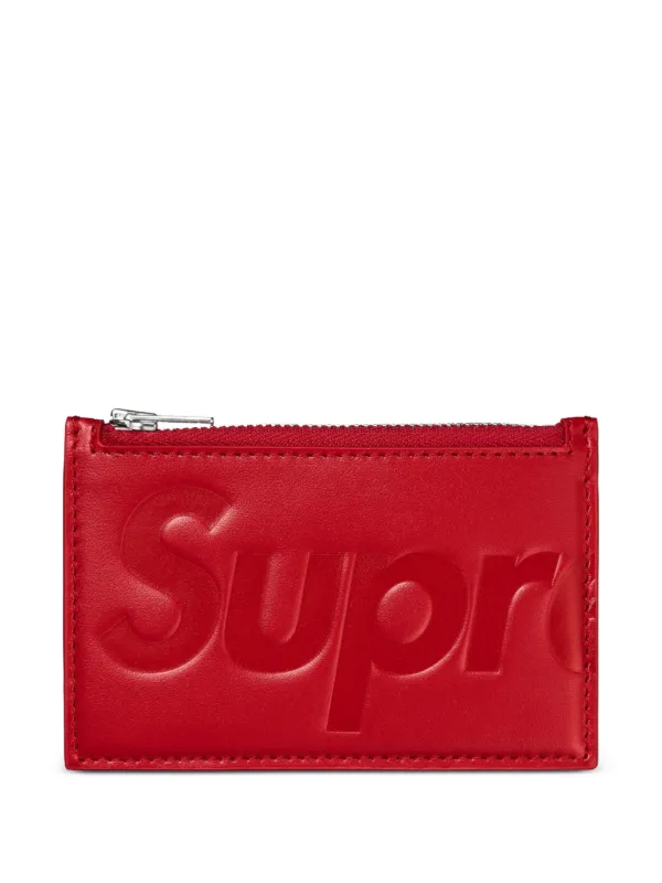 シュプリーム　カードケース Supreme カードケース | レッド | FARFETCH JP