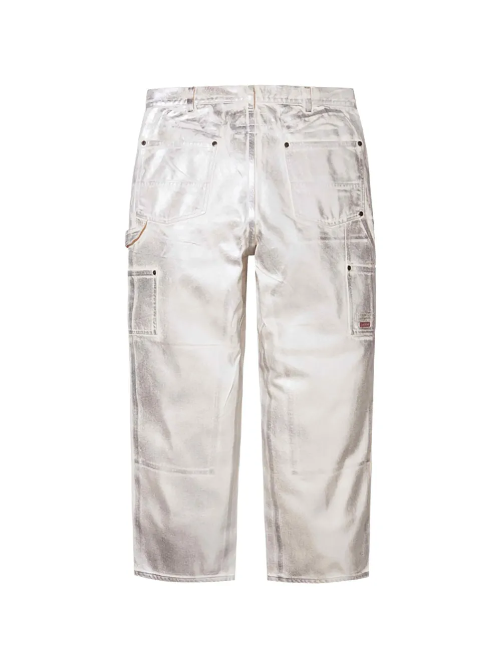 Supreme x Maison Margiela broek met dubbele knie Zilver