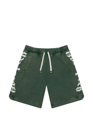 GODSPEED Halftime Drawstring Graphic Track Shorts | Brown | FARFETCH