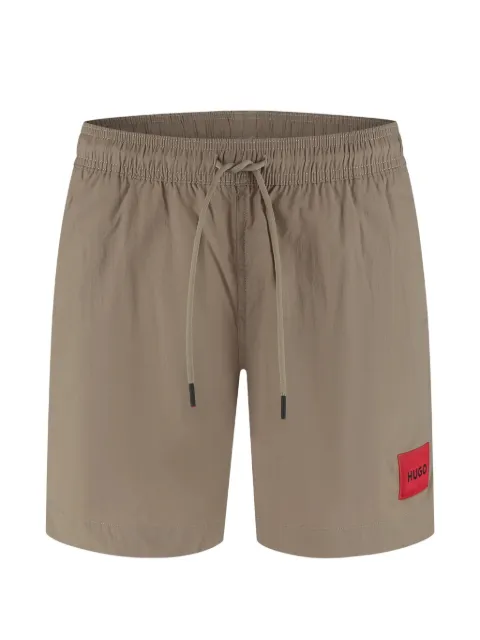 BOSS Dominica logo-patch swimshorts
