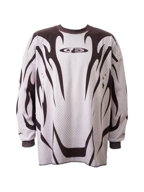 HELLSTAR Moto flame-print T-shirt