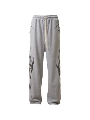 Denim Tears Mono Cotton Wreath Track Pants | Blue | FARFETCH Denim Tears Mono Cotton Wreath Track Pants | Blue | FARFETCH