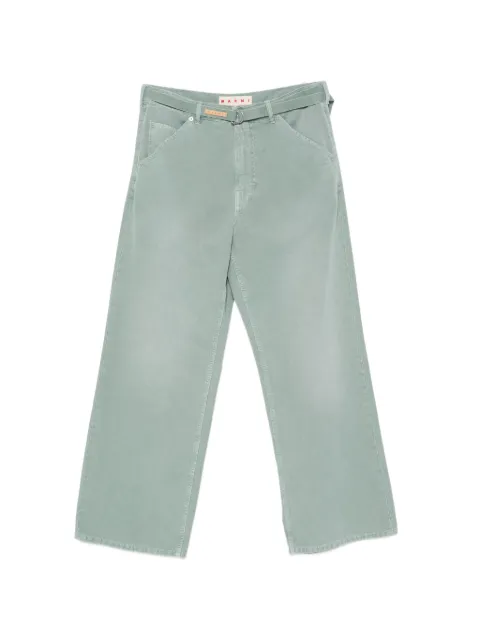 Marni belted wide-leg trousers