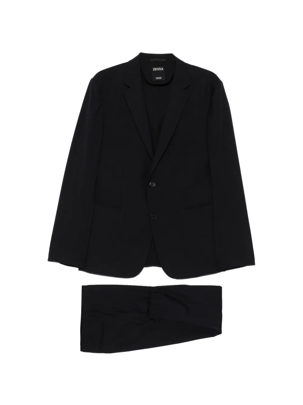 Zegna single-breasted suit - Blu