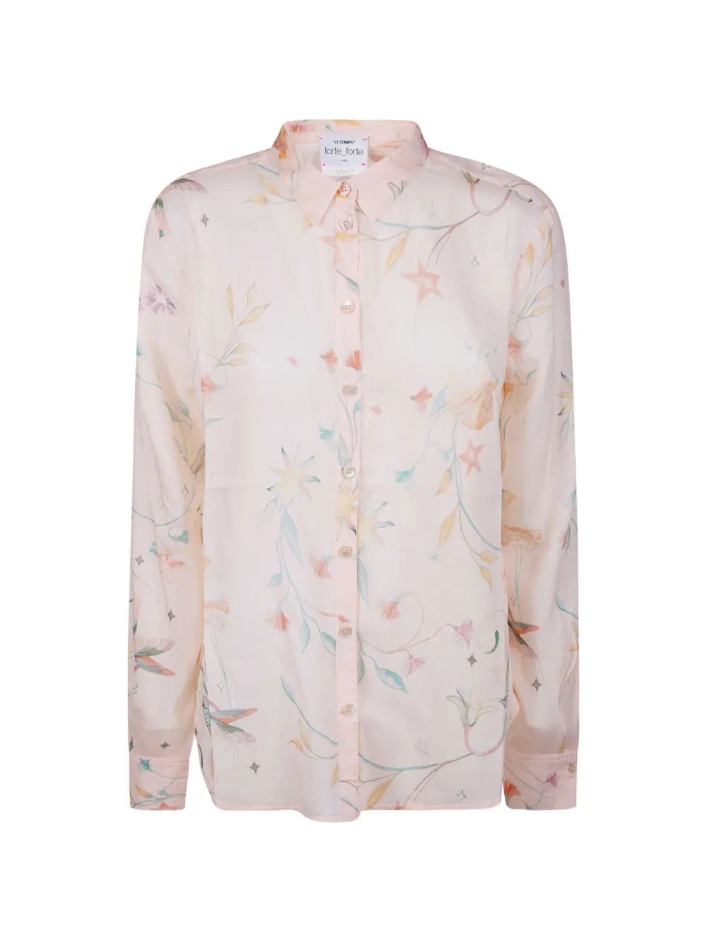 Forte Forte flora-print shirt - Rosa