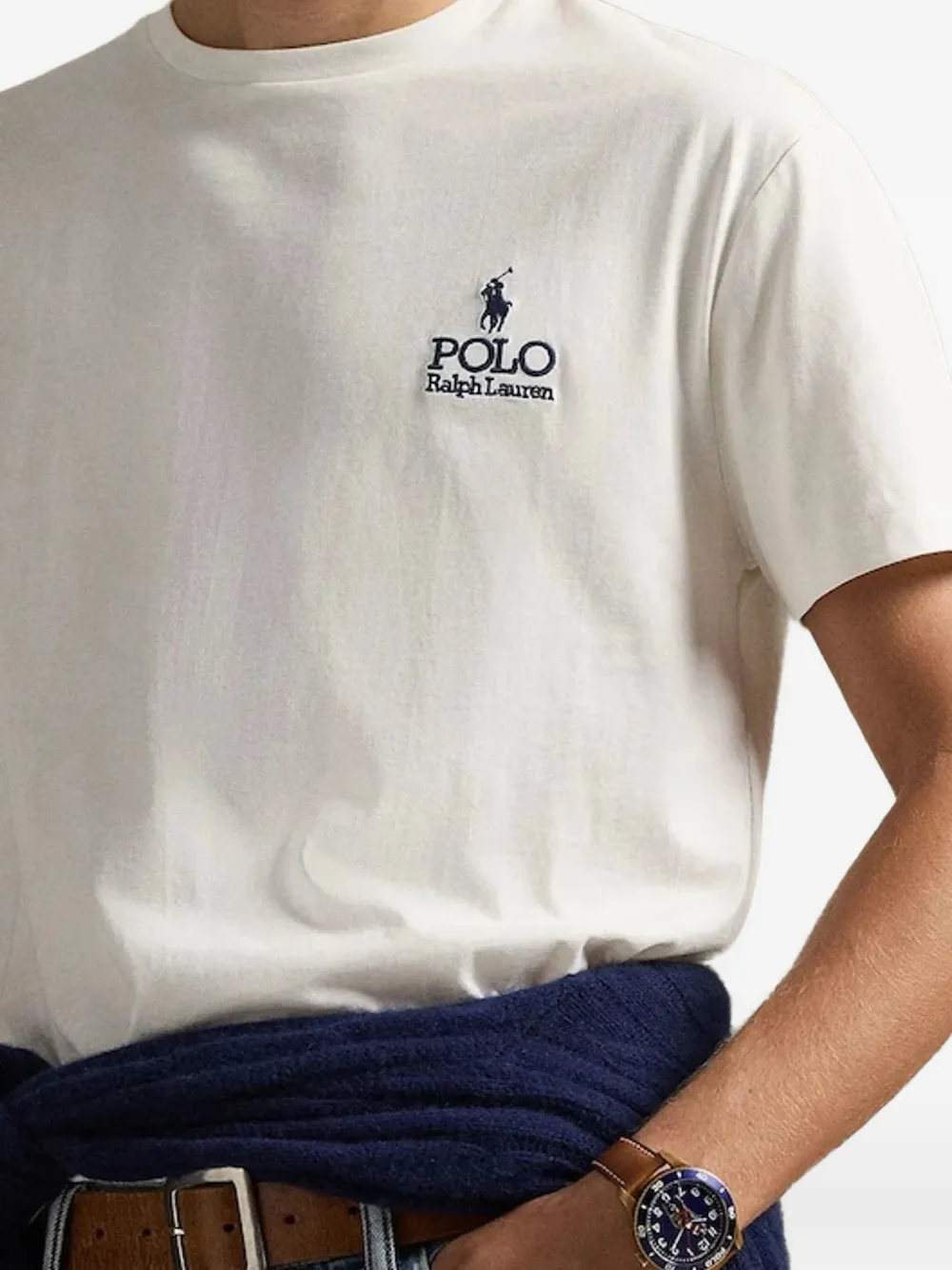 Polo Ralph Lauren T-shirt met logo Wit