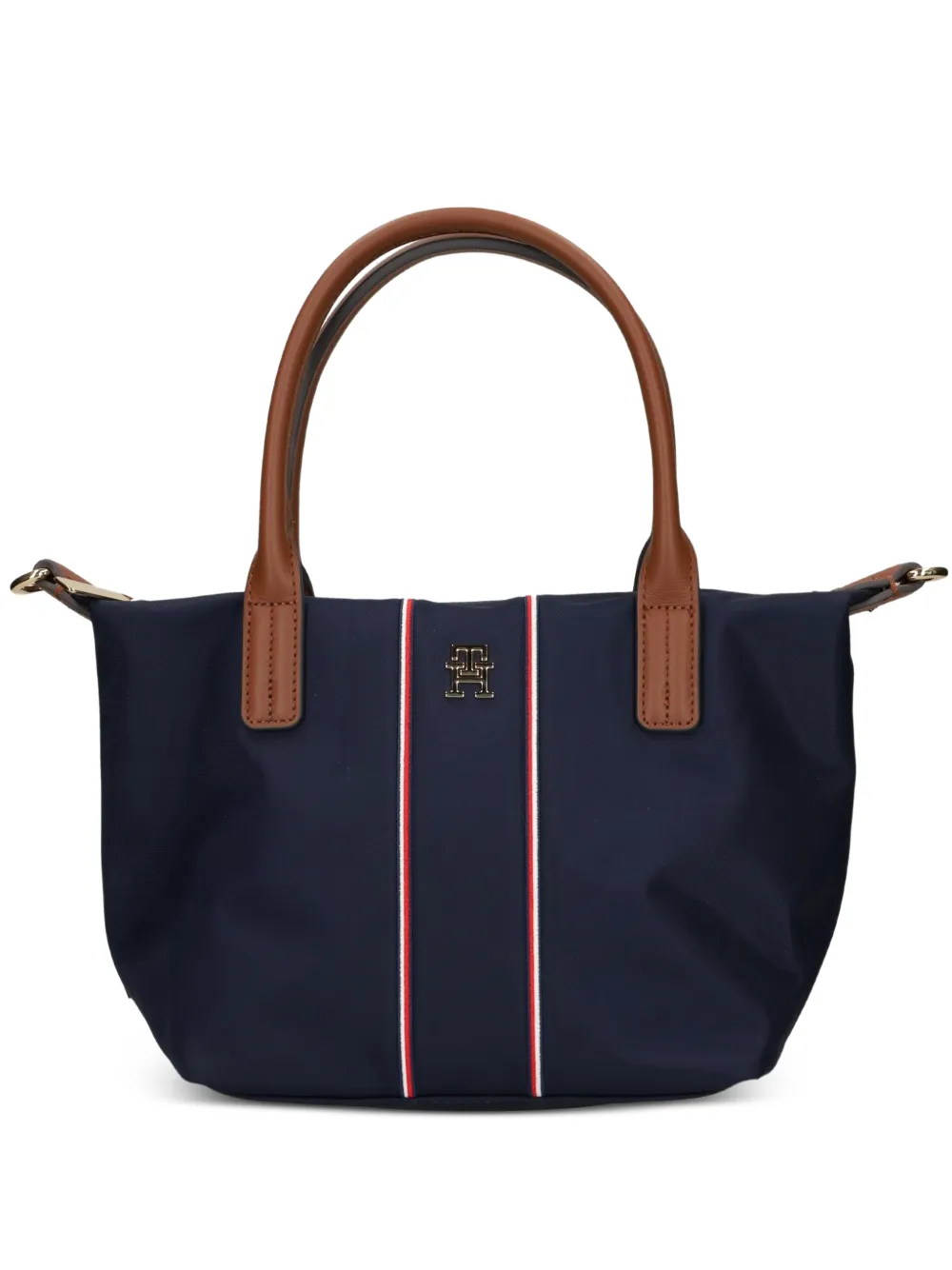 Tommy Hilfiger stripe tophandle tote bag - Blu