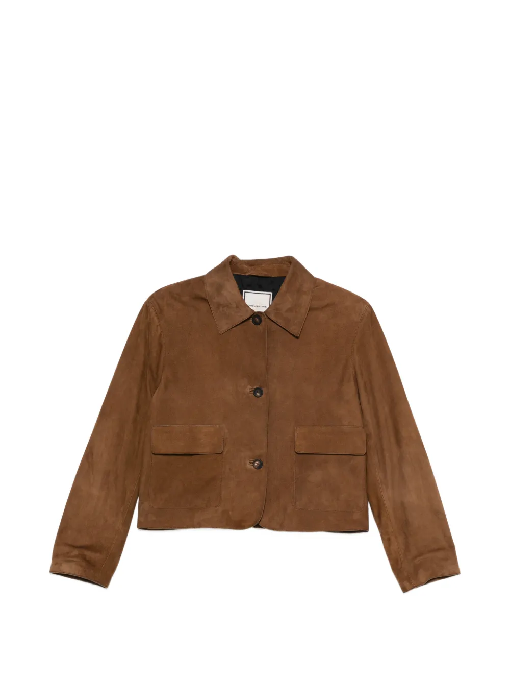 Tagliatore Valerie suede jacket - Marrone