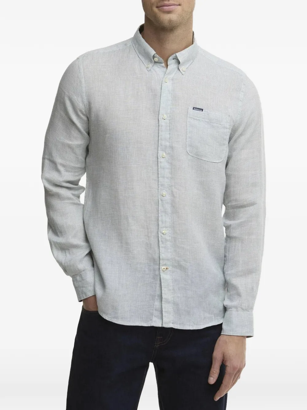 Barbour Linton overhemd Grijs