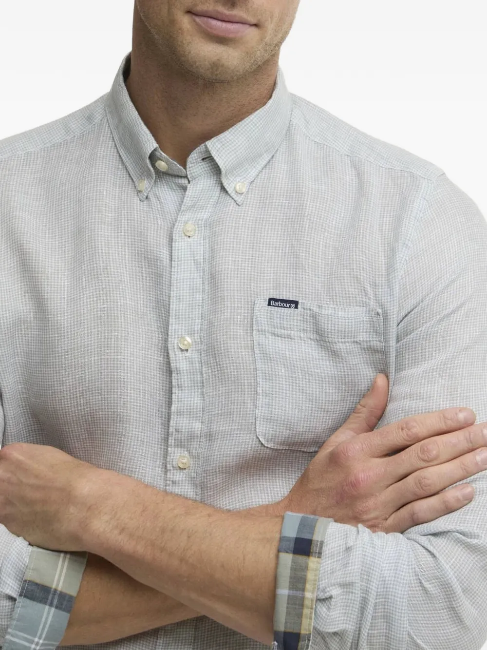 Barbour Linton overhemd Grijs